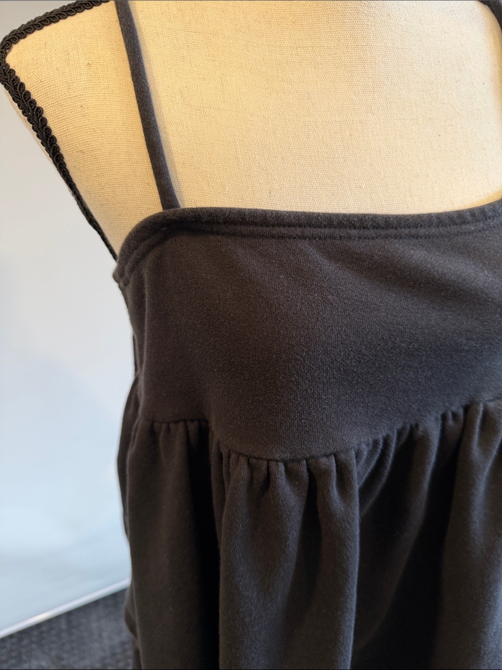 Free People Black Tiered Top & Shorts Set - Picture 2 of 6